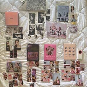 Blackpink and Twice Kpop Photocard and Album Collection